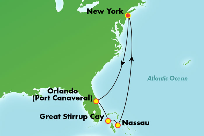 cruise ship from nyc to bahamas
