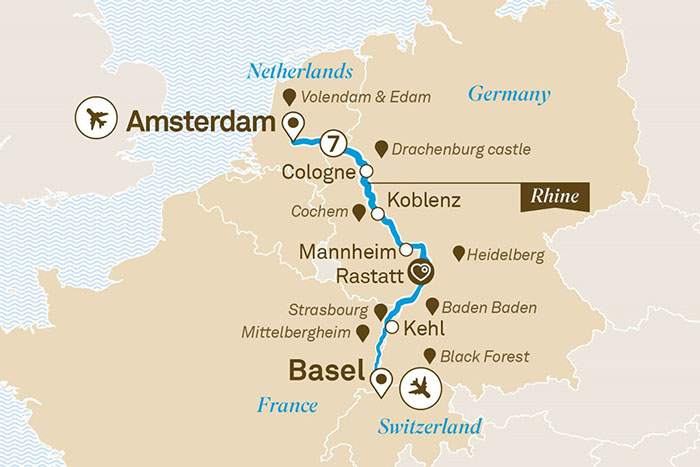 Map Eur Scenic Rhine Highlights 700x467 