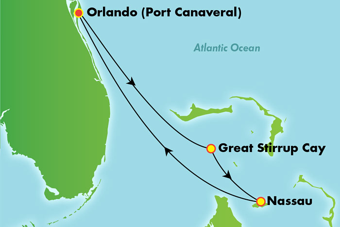 3 day cruise orlando to bahamas